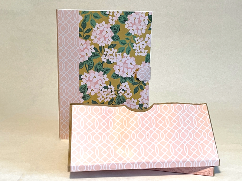 Hydrangea Travel Folio and Coupon Wallet